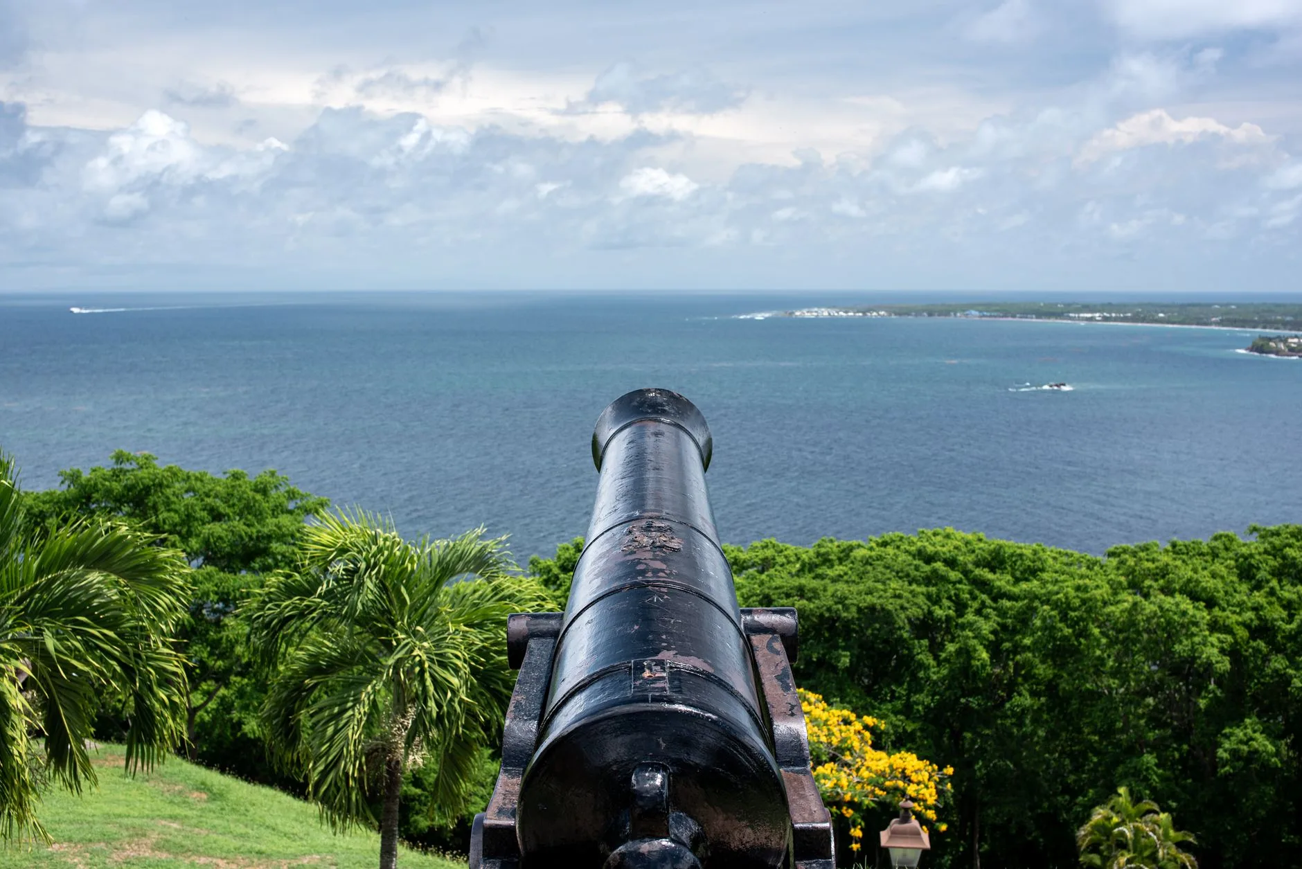 Vue sur la baie de Fort-de-France en Martinique